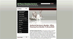 Desktop Screenshot of janitorialservicesinboulder.com
